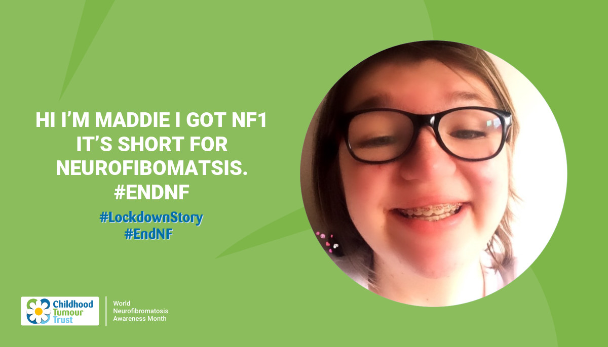 Hi I’m Maddie I got NF1 it’s short for neurofibomatsis. #EndNF