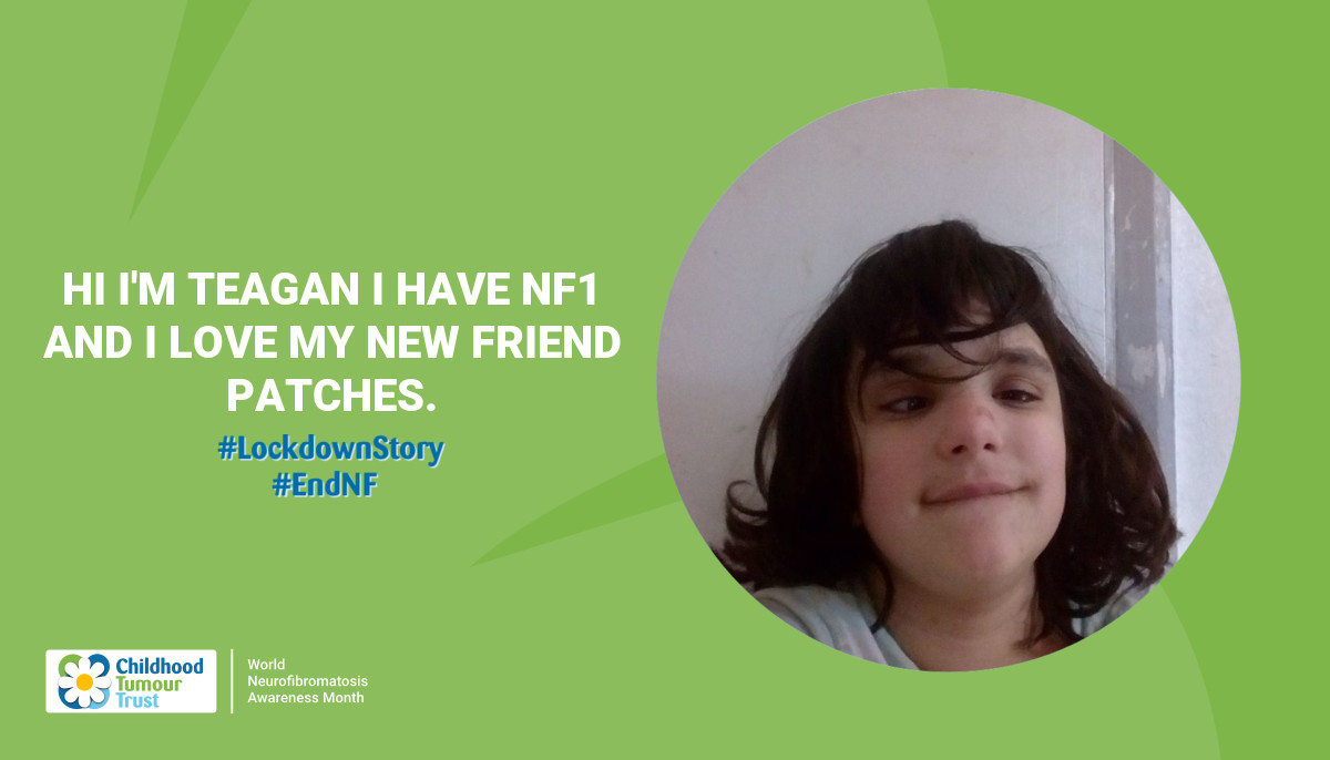 Hi I'm teagan I have NF1 and I love my new friend patches.