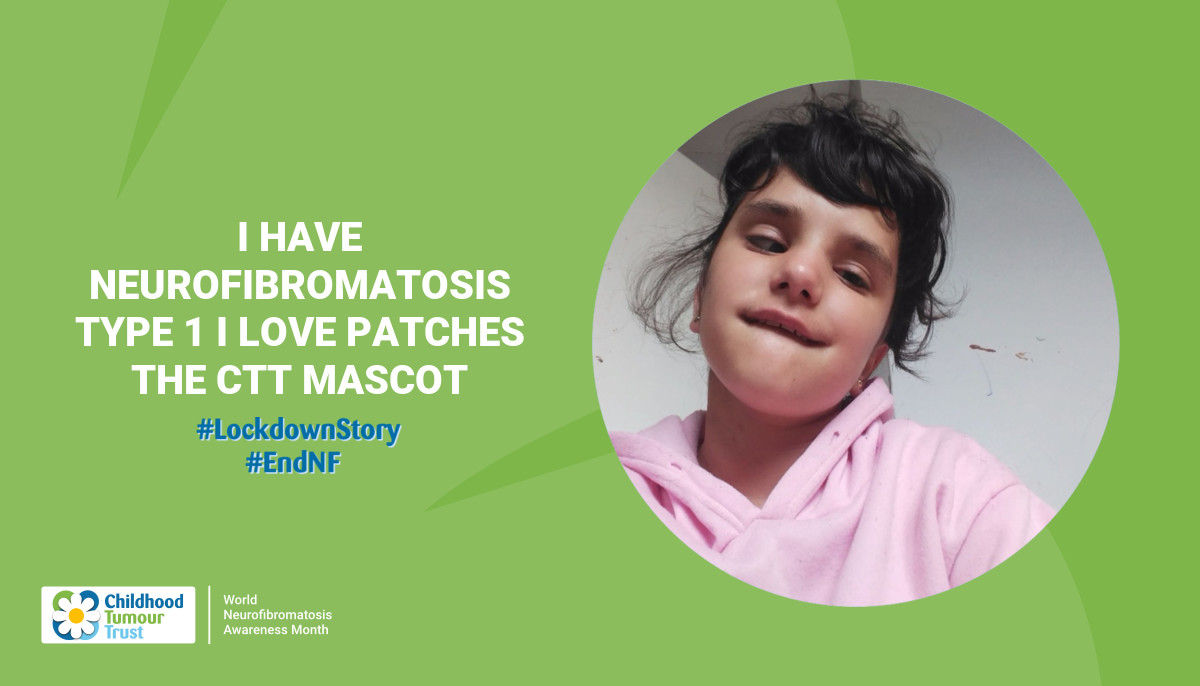I have neurofibromatosis type 1 I love patches the ctt mascot
